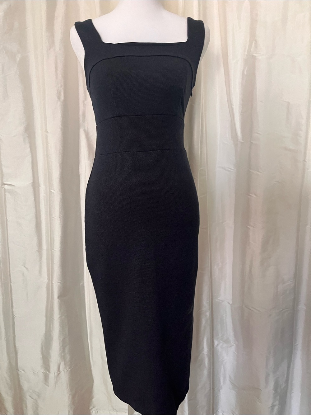 Banana Republic Square-Neck Midi Dress